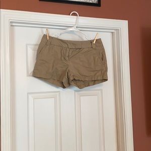 Jcrew khaki shorts for women